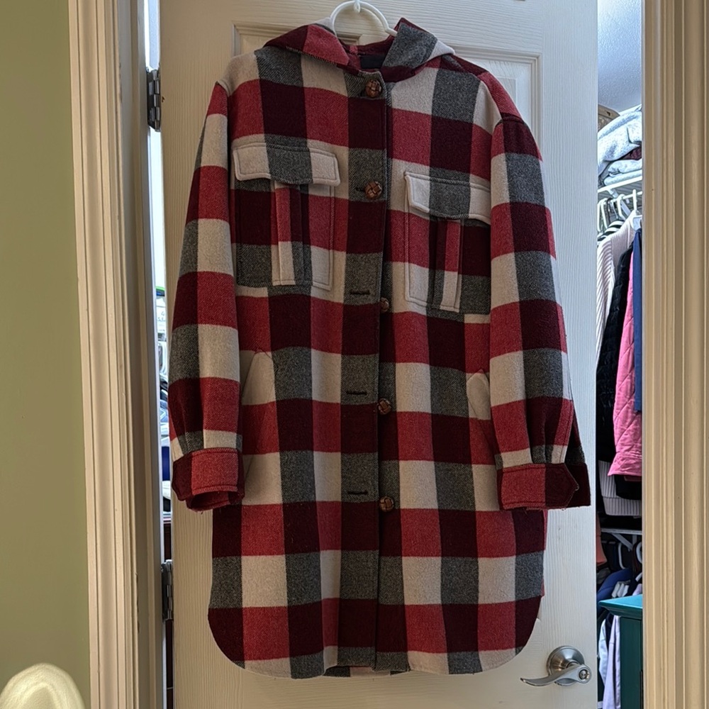 rag & bone medium jacket.
Unlined.  70% wool.
Very warm in Saint Louis winters.